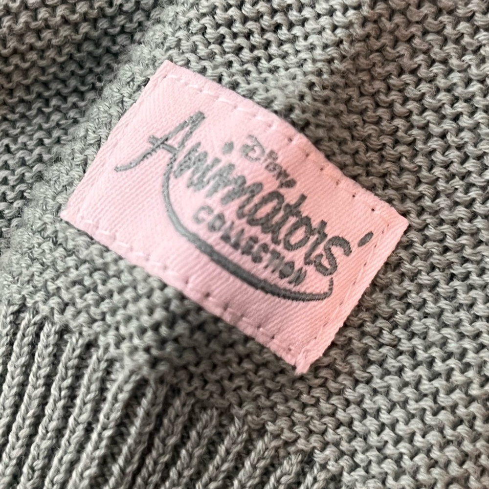 Disney animators collection Sage Green Knit Cardigan Child size 2 - Picture 4 of 7